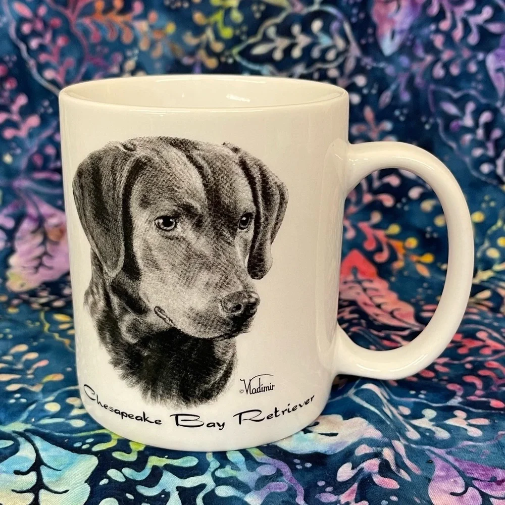 Chesapeake Bay Retriever Porcelain Coffee mug by Rosalinde